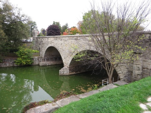 Bridge over Avon River, Stratford, Ontario by Ken Lund